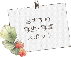 おすすめ写生・写真スポット